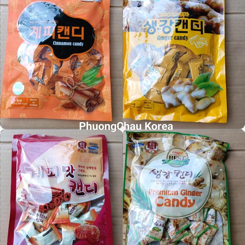 Kẹo gừng kẹo quế NK Hàn Quốc