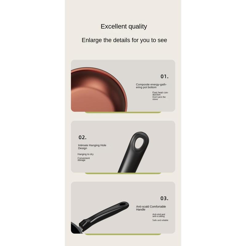 Product Introduction of New Non-Stick Pan with Lid Easy to Clean Frying Pan Multi-functional Iron Fried Steak Pot Gas Induction Cooker 28