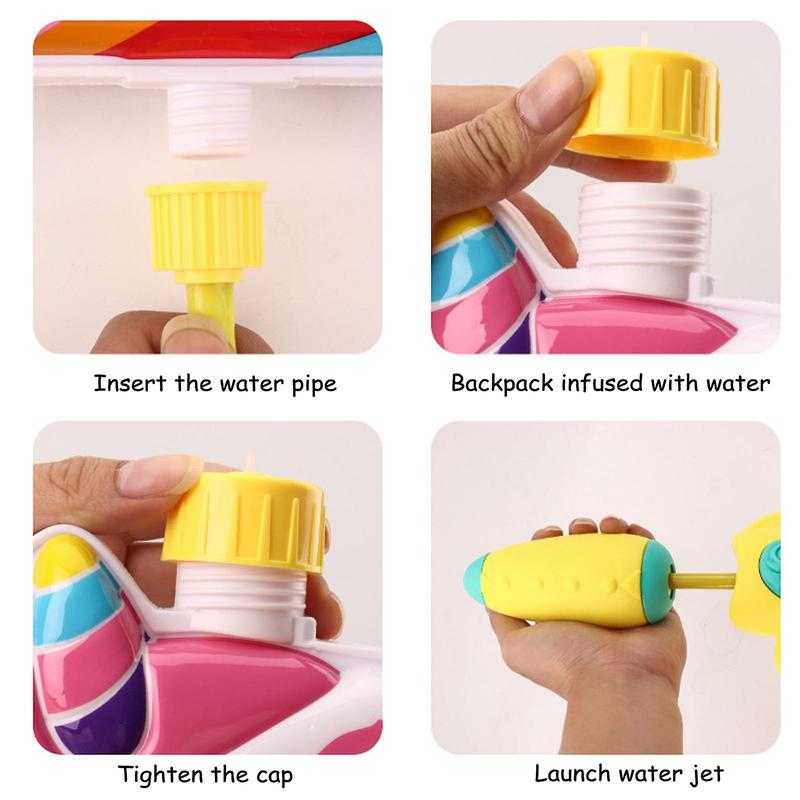 Product Introduction of Mardi Gras Gifts Children's Backpack Water Bomb Toy Pull-out Beach Play Water Spray Bomb Feature 244685 4