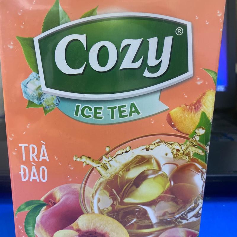  trà đào cozy hoà tan dùng trong pha chế,uống liền 240g 16 gói nhỏ  Nước Trà Tea 