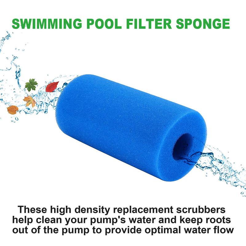 Product Introduction of 3pcs Filter Sponge For Intex Type-A Foam Sponge Reusable Swimming Pool Filter Cartridge Washable 20.0*10.0*10.0cm 9