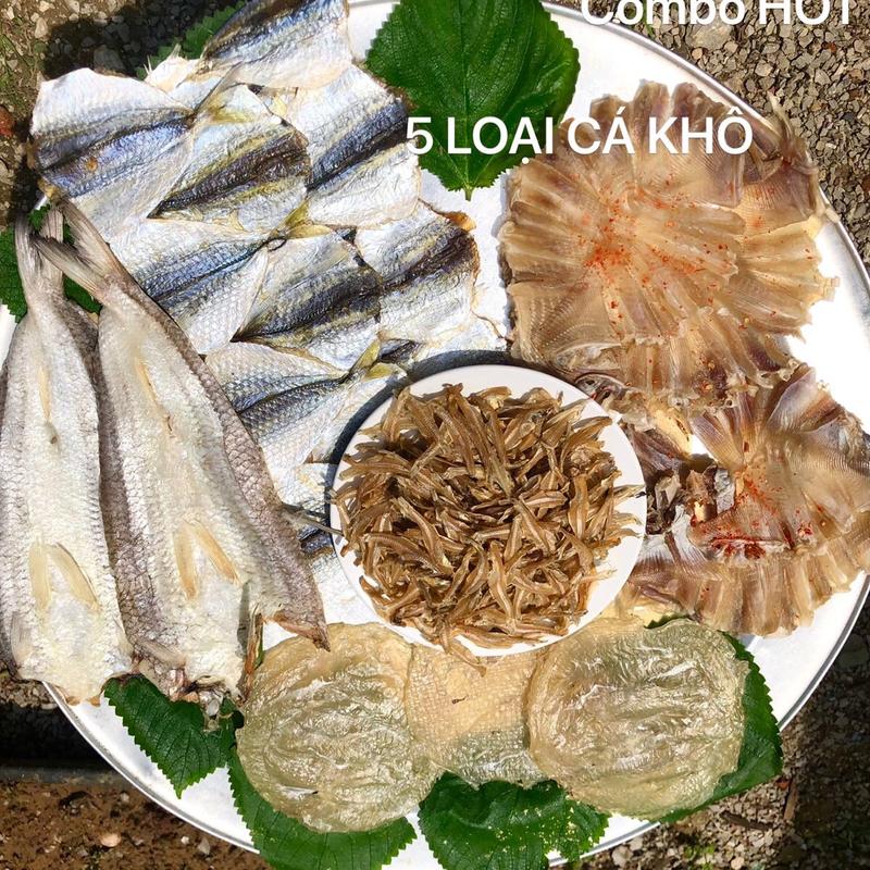  Combo 5 loại cá khô ngon 