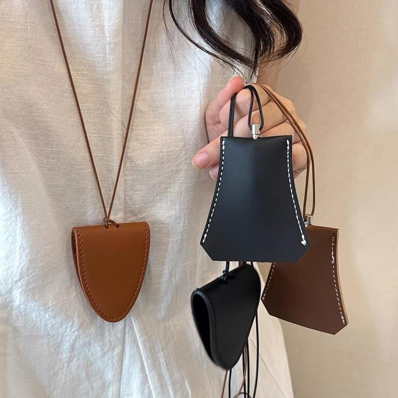 ví đựng tiền Xu Bằng Da Cổ Điển Cao Cấp, Hàng Mới Về Năm 2025, Vòng Cổ, Dây Chuyền Áo Len Dài, Hộp Đựng Tai Nghe, Đồ Trang Trí Cổ Cao Cấp, Dành Cho Nữ