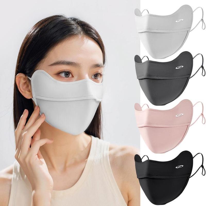 Product Introduction of Outdoor Cycling Ice Silk Mask Anti-UV Sun Protection Mask Adjustable Breathable Sport Mask For Outdoor Cycling 26