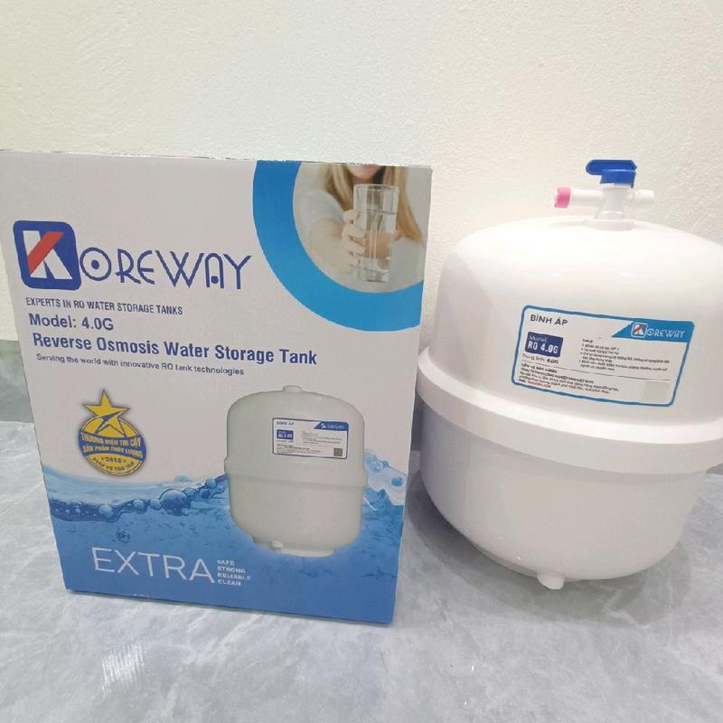  BÌNH ÁP MÁY LỌC NƯỚC CHẤT LƯỢNG CAO NHẬP KHẨU . DUNG TÍCH 9.3L . PHẦN ÁP VÀ PHẦN CHỨA NƯỚC CHẤT LIỆU CAO SU NGUYÊN SINH 