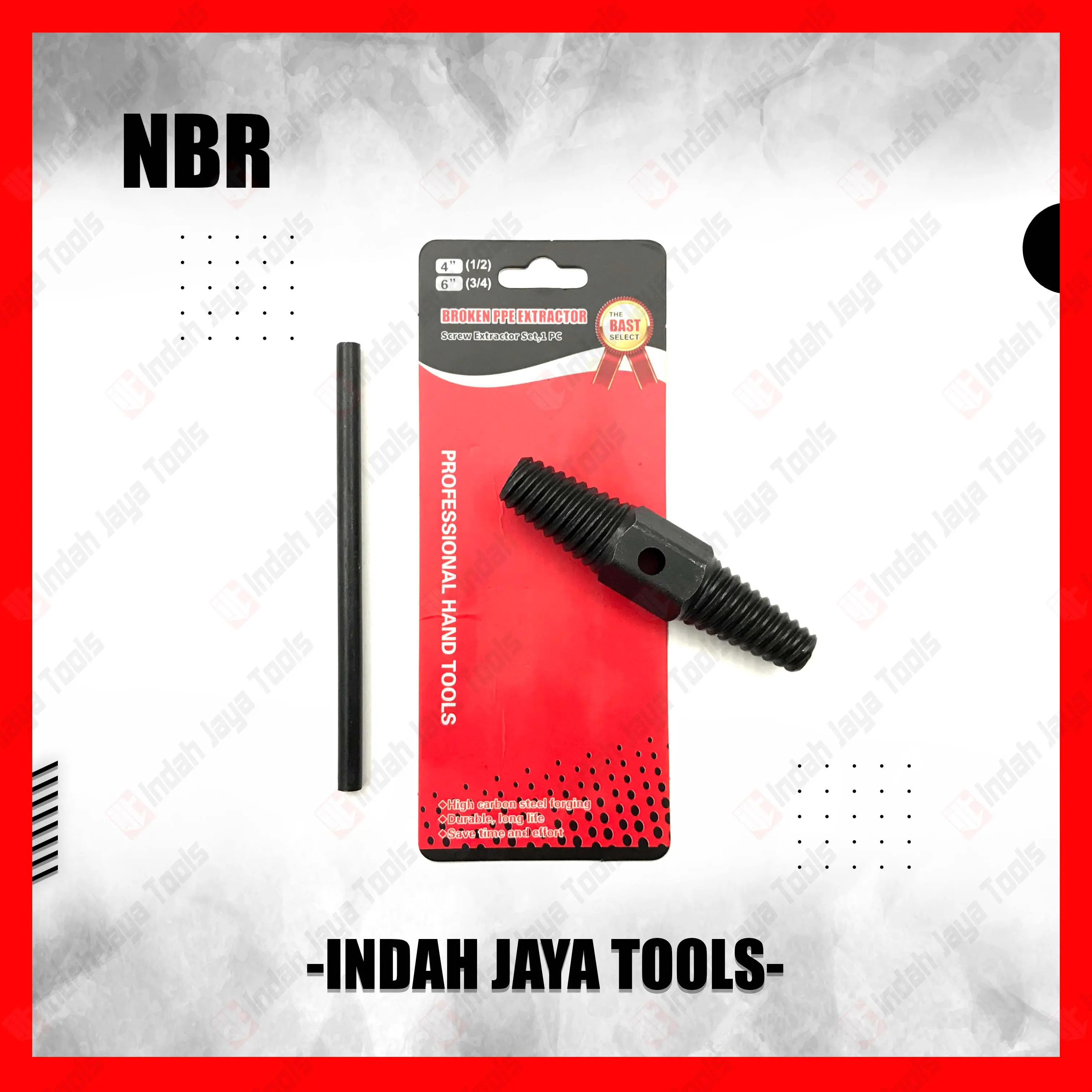NBR Pipe Extractor - Alat Buka Drat Pipa Kran Patah Screw Extraktor