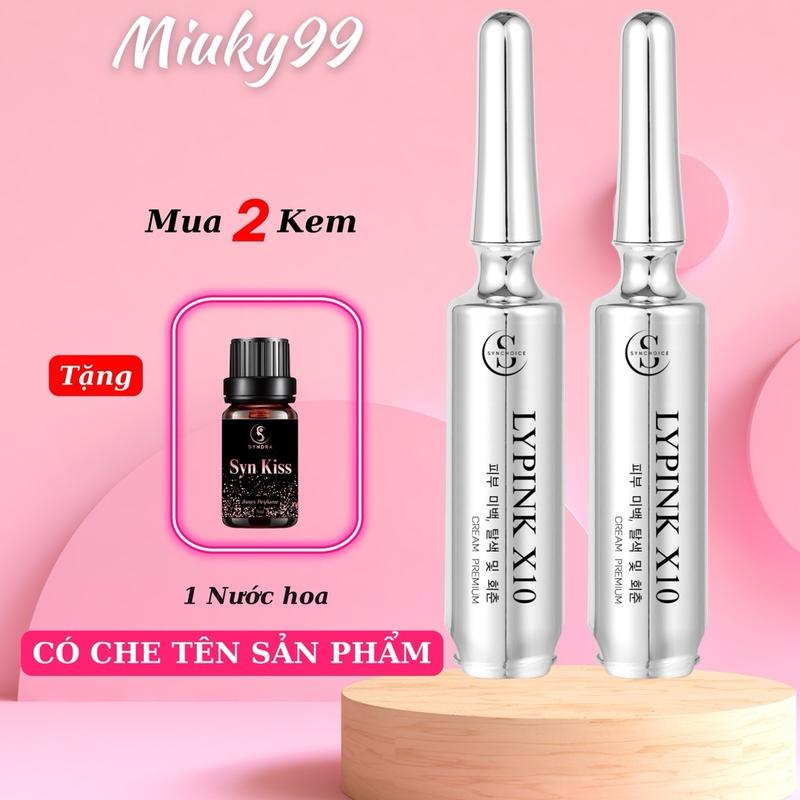 Combo 2 Lọ hồng nhũ hoa - bikini tặng 1 nước hoa Syn Kiss Che tên