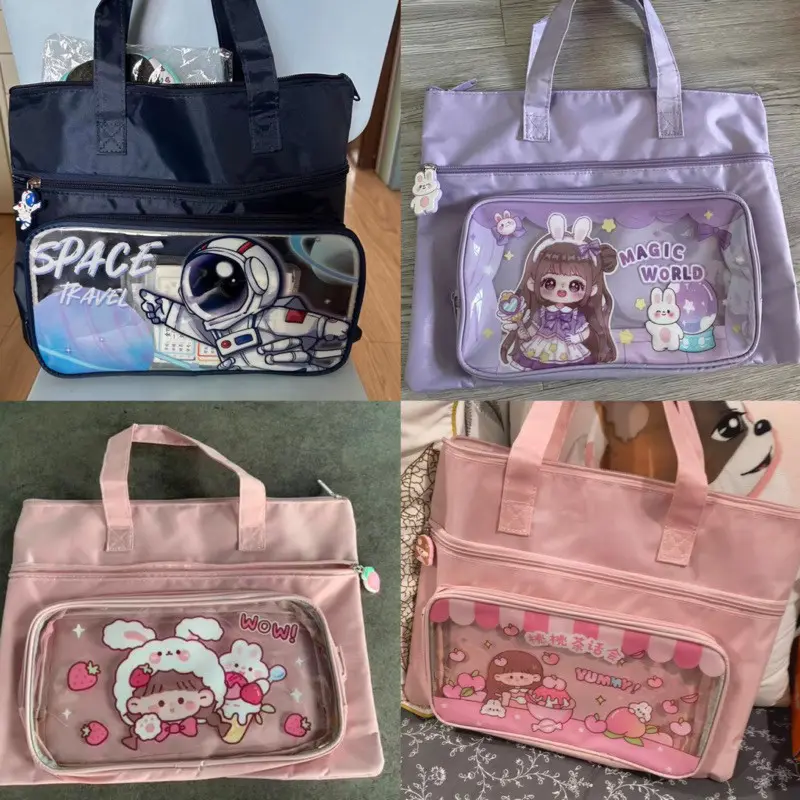 Tas les / sekolah anak serbaguna tutor bag kantong serbaguna cute hand bag 1