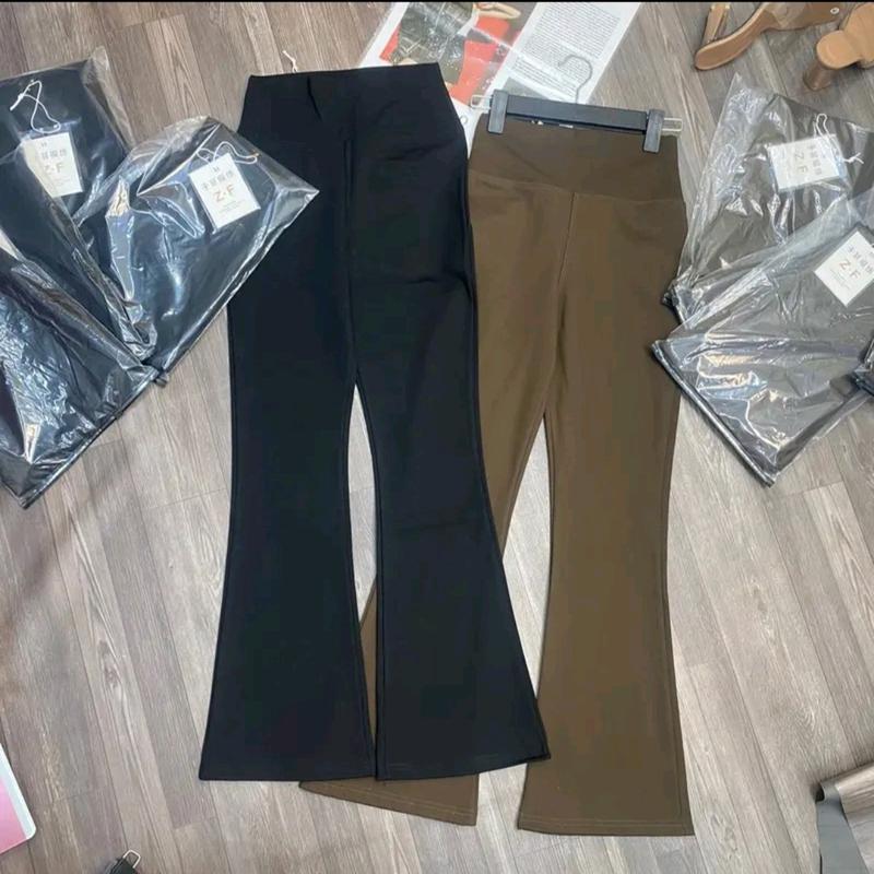 QUẦN LOE ĐỊNH HÌNH V3 .Cạp cao 10 cm chất vải UMI HÀN cao cấp . Pants Nữ Women