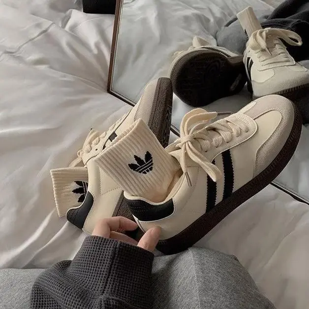 Giày Thể Thao Nữ  Sneaker Samba Ulzzang Phong Cách Retro Thời Trang - GS1 2