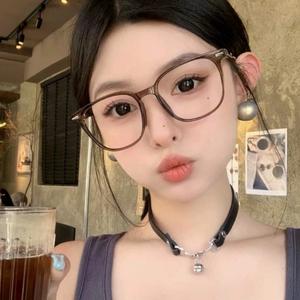 Fashion Myopia Graded Eyeglasses with Grade for Nearsighted 0°-400° Glasses Interchangeable lenses for Women Frame Eyeglasses