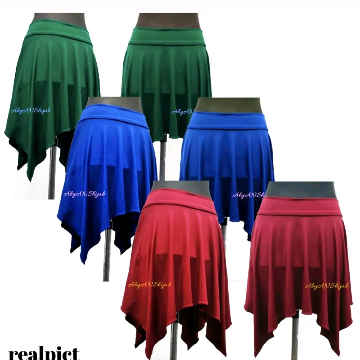 ROK SENAM ASIMETRIS/ROK OLAHRAGA WANITA SIMETRIS/Rok Sporty Senam Zumba/Rok Dance