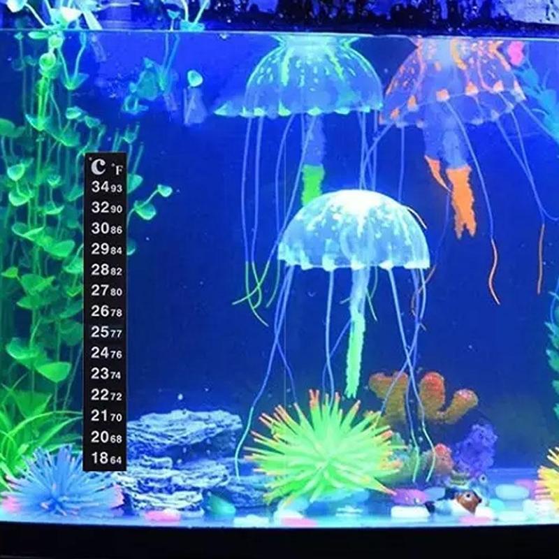 Product Introduction of 1Pcs Stick-on Digital Aquarium Fish Tank Fridge Thermometer Measurement Sticker Stickers Y5G1 33
