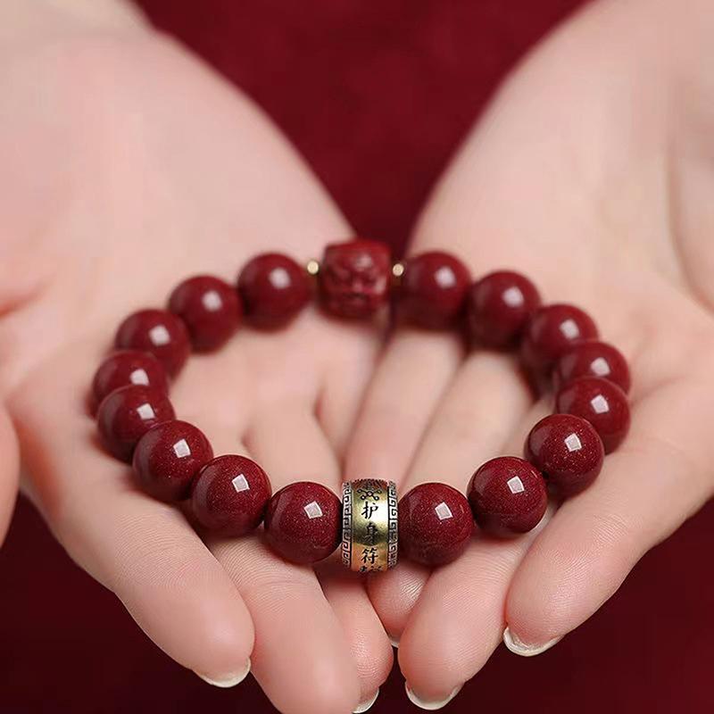 Vòng Tay Bồ Tát Manjushri, 12 Mảnh, Dành Cho Nam Và Nữ, Hạt, Chuyển Giao An Toàn, Dây Đeo Tay 1