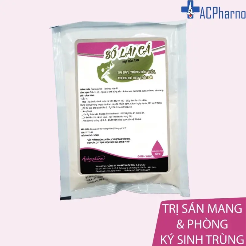 ￼Sổ lãi cá Praziquantel Acpharno diệt sán mang sán da giun ruột cá cảnh cá koi cá vàng cá bảy màu cá rồng la hán - Phòng và diệt ký sinh trùng 0