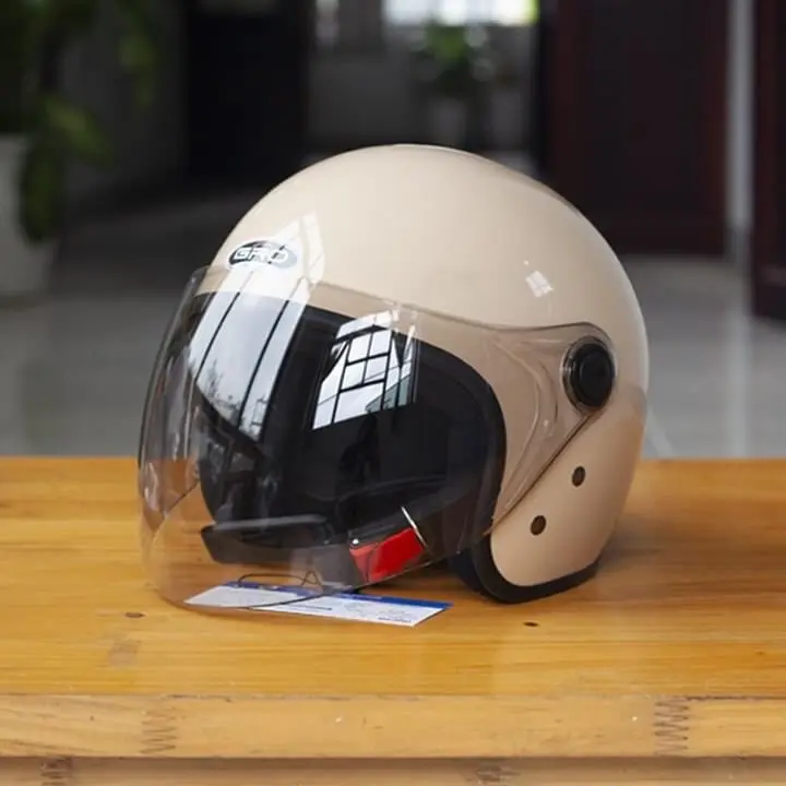 mũ bảo hiểm nữ chính hãng kính dài GRO 818 Helmet mubaohiem 3phan