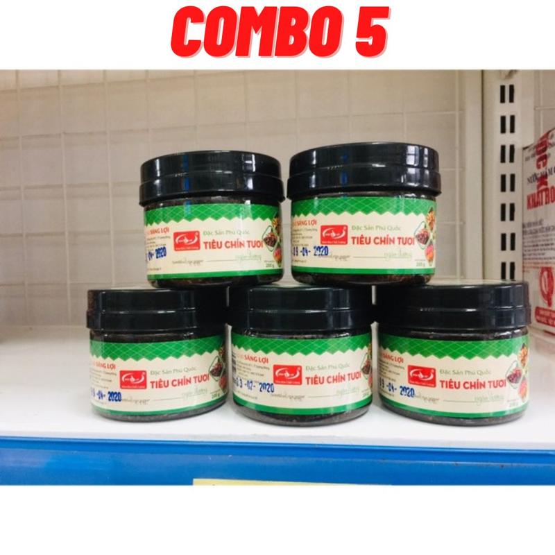 [COMBO 5] Tiêu Chín Tươi Ngào Đường Sáng Lợi, Đặc Sản Phú Quốc