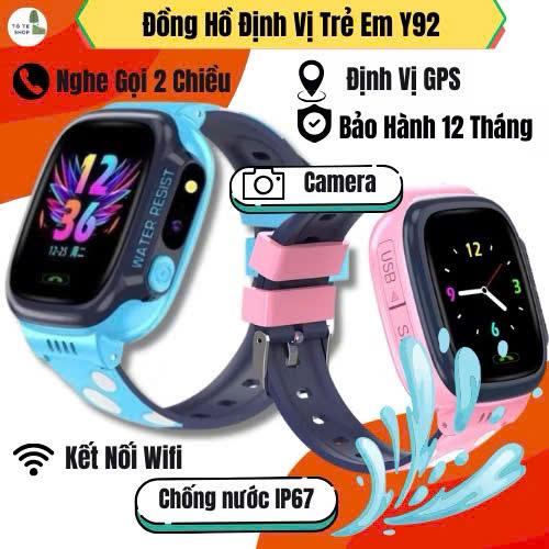  Đồng Hồ Y92 Định Vị Trẻ Em Đồng Hồ Cho Bé Nghe gọi 2 Chiều Chụp Ảnh Nhắn tin,Chống Nước,Lắp Sim 