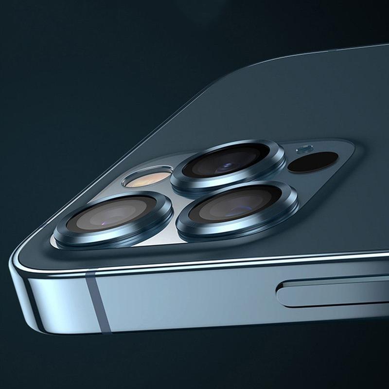 Product Introduction of Anti Fragment Anti-Scratch Plating Aluminum Tempered Glass Camera Metal Case Lens Protector Cover Protector Ring Full Cover For iPhone 11/11Pro/11Promax/12/12mini/12Pro/12Promax 14