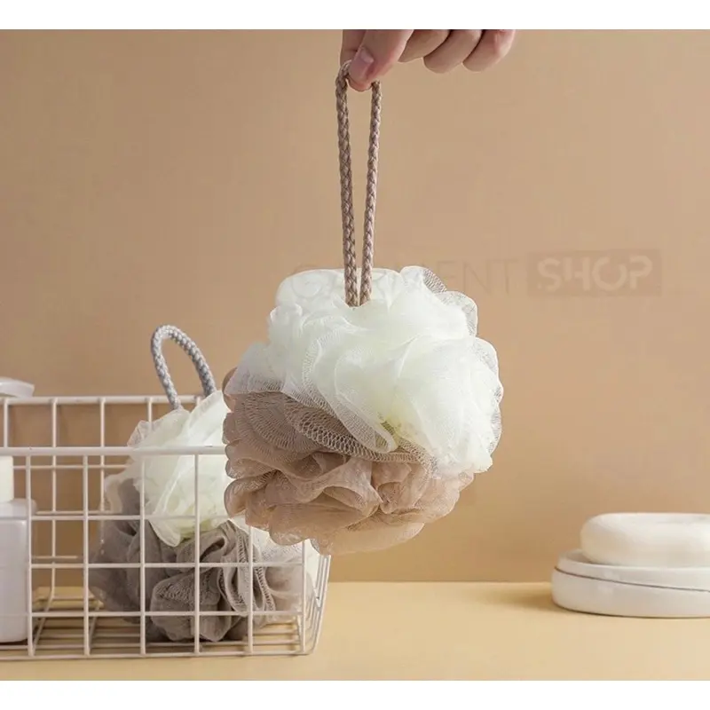 (Produk baru) SPONS MANDI Shower Puff Spon Mandi Besar Pengangkat Daki Sponge Busa Bagus Bulat 4