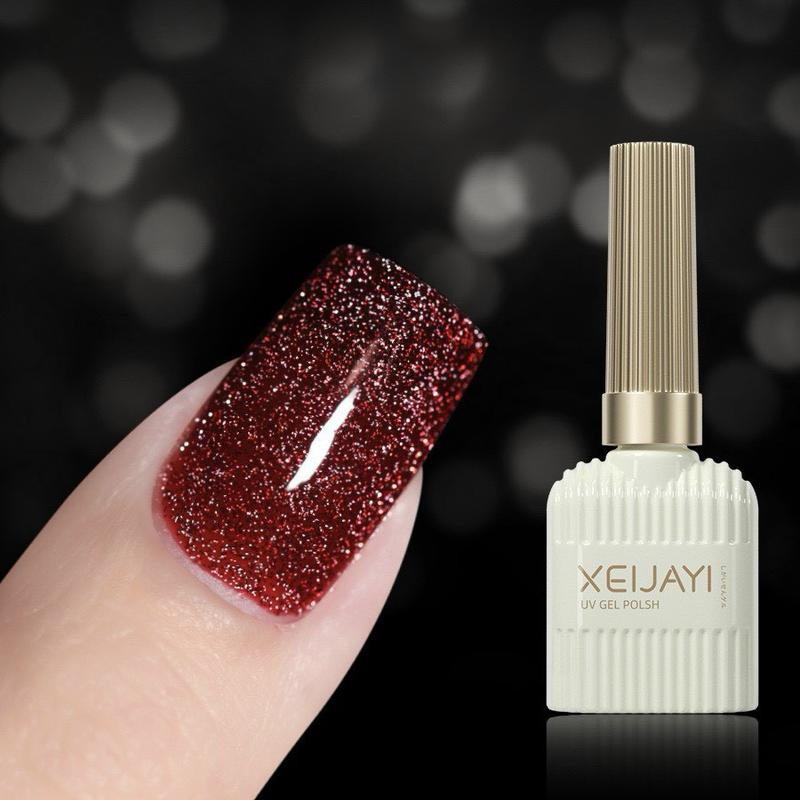 Product Introduction of (hàng mới về ) Nhũ flash XEIJAYI 3 màu hot hit dành cho Nail (hơ máy) 5