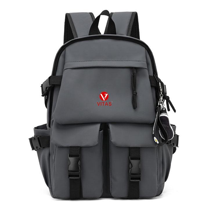 Balo nam nữ thời trang style Hàn quốc VITAS-VT284 (ko tặng móc khóa )Đeo Vai Backpack Nhung balo  map