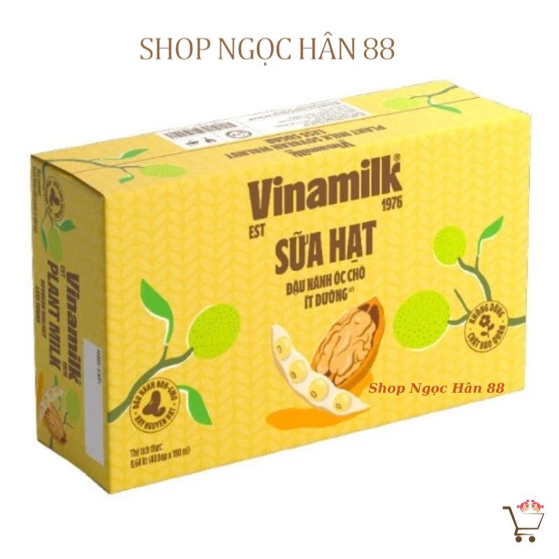 THÙNG 48 HỘP SỮA VINAMILK ĐẬU NÀNH ÓC CHÓ/ ĐẬU ĐỎ/HẠNH NHÂN (48 hộp x 180ml)