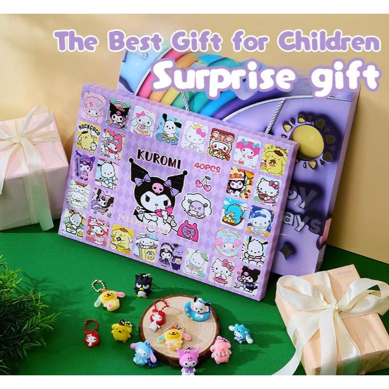 Đồ Chơi Sanrio, Hộp 40 Lưới, Quà Tặng Trẻ Em Dong Le, Búp Bê Mới, Đồ Chơi Hộp BD 1