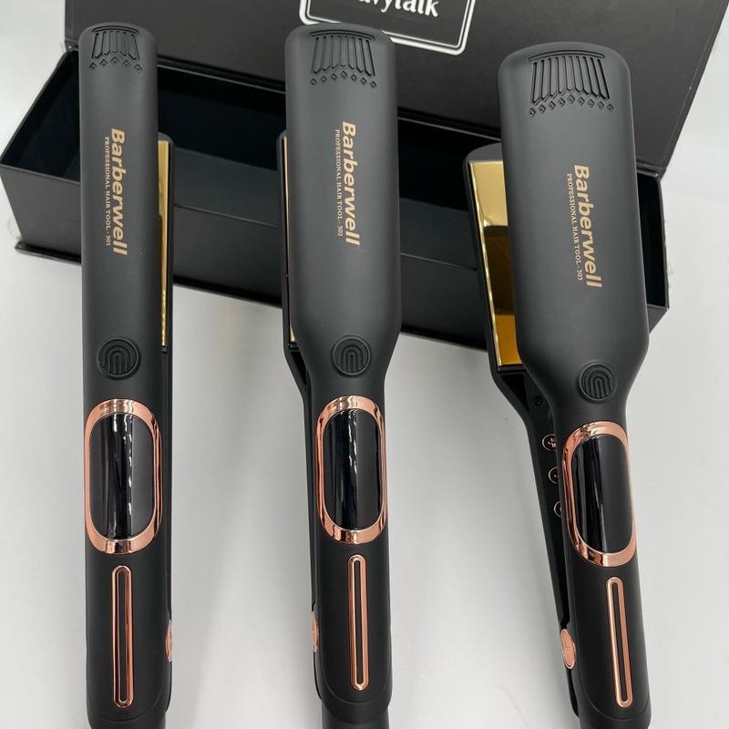 Máy kẹp duỗi tóc Barberwell 3 size giá rẻ, tiện lợi, không cắn tóc