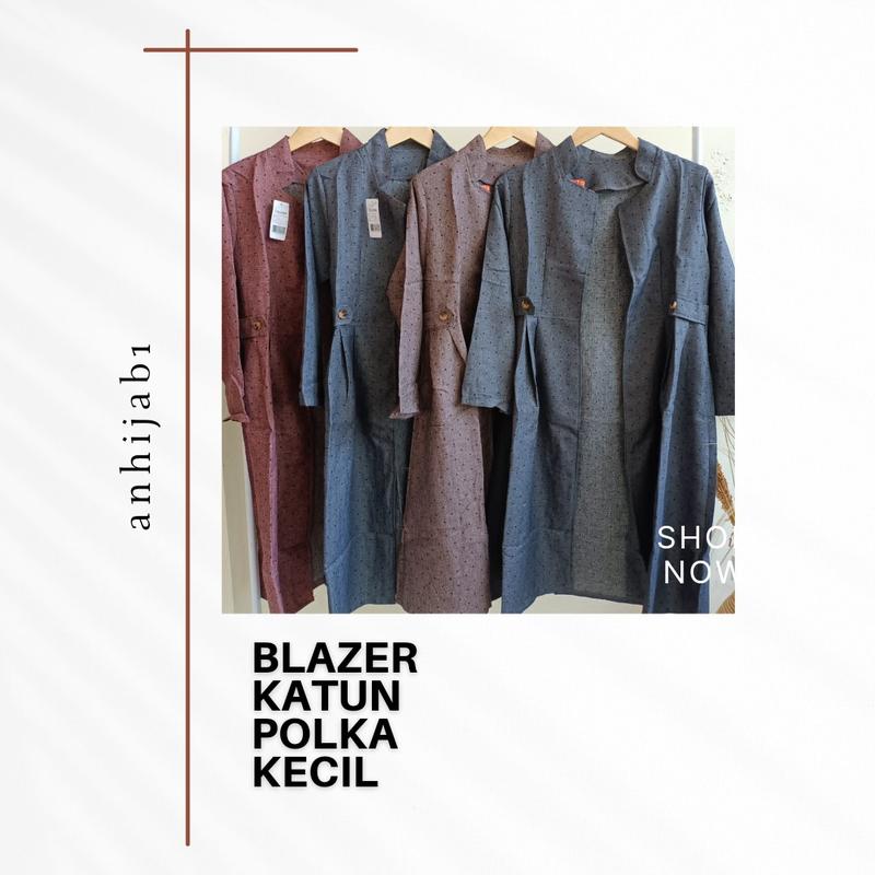 BLAZER KATUN POLKA KECIL 0