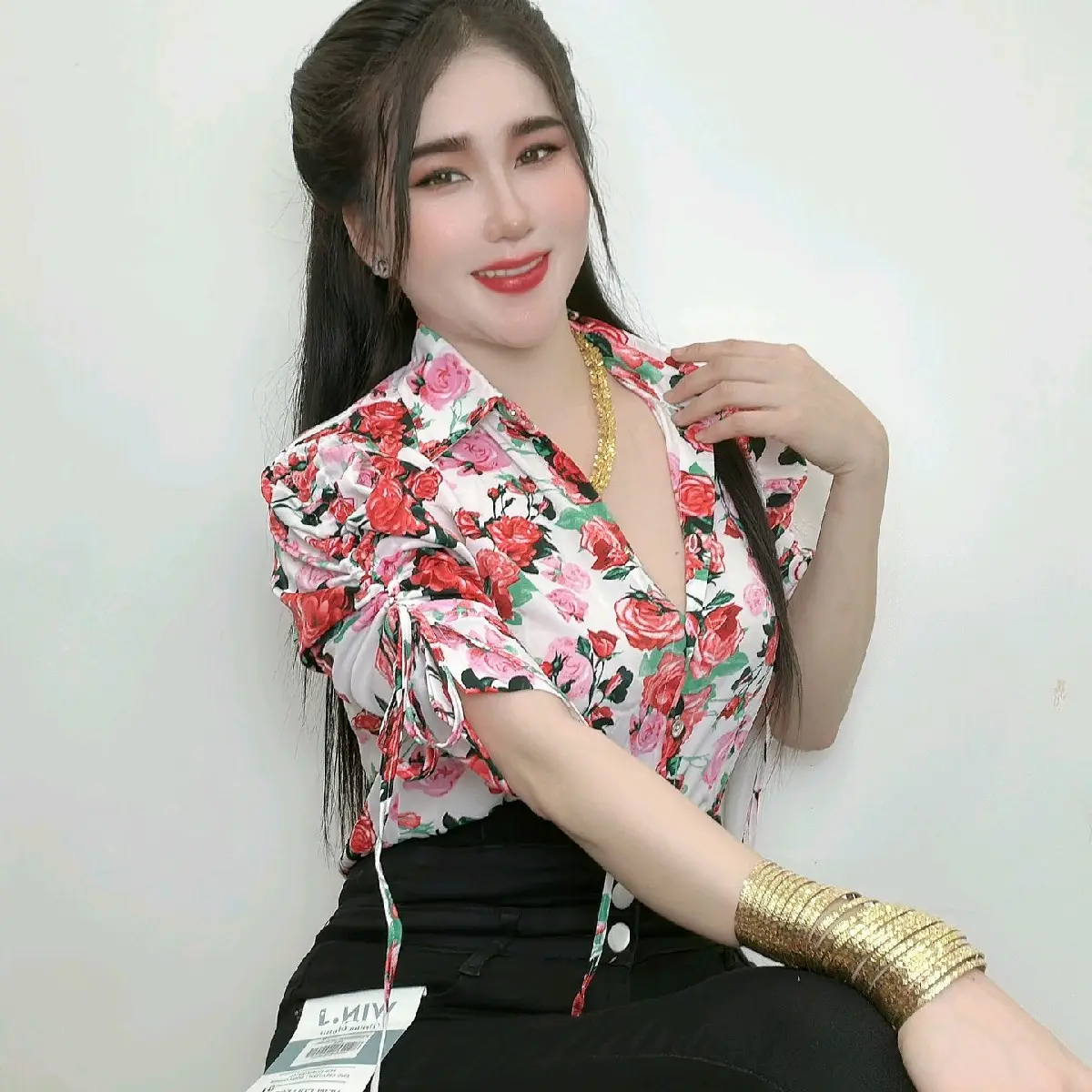 áo sơ mi nữ vải lụa mago cao cấp .. mềm mịn thoáng mát