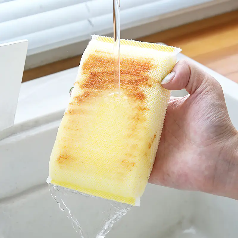 Combo 4 Miếng Cọ Rửa Chén Bát, Cọ Xoong Nồi EASE LIFE Bọt Biển Rửa Bát Làm Sạch Đồng 3