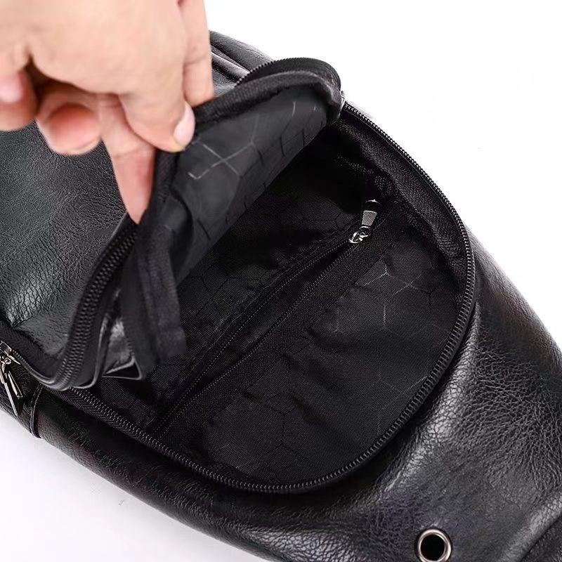 Túi Đeo Ngực, Xu Hướng Nhật Bản Và Hàn Quốc, Phong Cách Cá Tính, Túi Đeo Ngực Nam, Thời Trang Thường Ngày Túi Đeo Vai, Túi Nam Hàn Quốc, Túi Đeo Chéo Bag 6