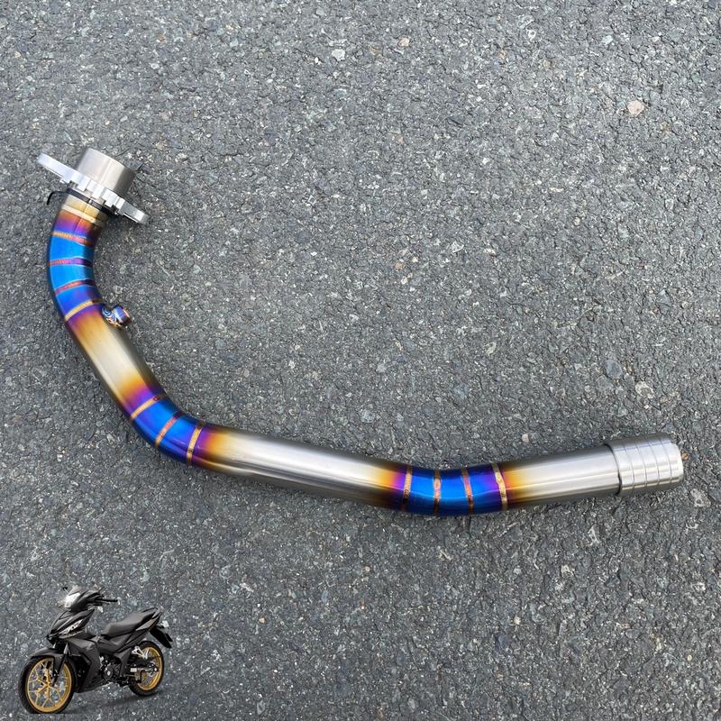 Cổ pô titan size 32mm gắn Winner V1 , Winner X, Sonic ( tặng kèm bát nhôm và khâu nối chống xì) Phụ Kiện Inox