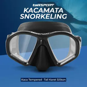 TaffSPORT ZACRO Kacamata Selam Scuba Diving Snorkeling Laut Olahraga Air- M24
