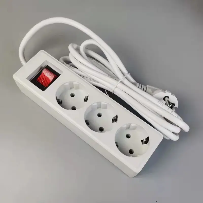 STOP KONTAK + KABEL 2/3/4/5 LUBANG 3/5 METER SNI Colokan Saklar 2