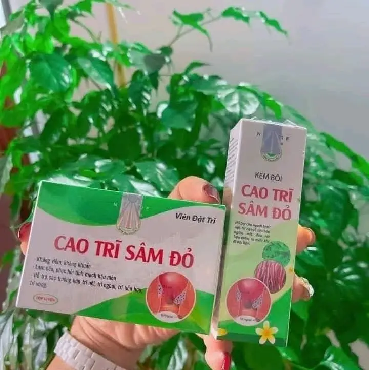 Bộ Cao Trĩ Sâm Đỏ Trần Kim Huyền