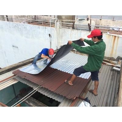 Tấm dán chống thấm, chống dột, chống nóng mái tôn rộng 1m dài 50cm - Màng nhôm AL