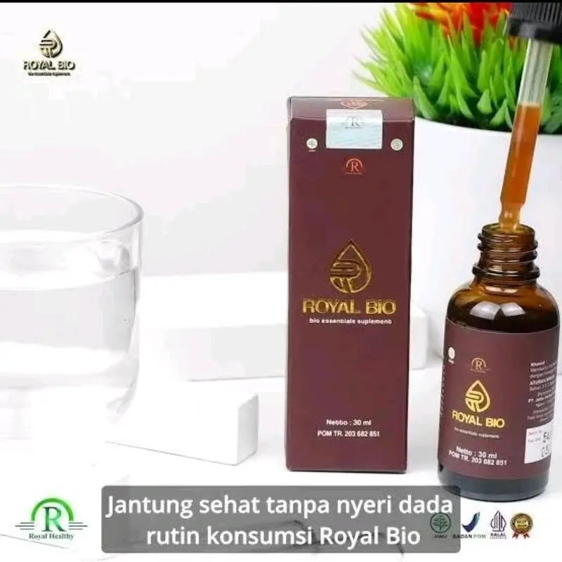 ROYAL BIO original tetes herbal untuk kesehatan jantung asli bpom 4