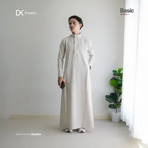 Dkahfie Apparel Basic Thobe Series 5.5 | Gamis Pria Slimfit | Gamis Pria | Gamis Slimfit