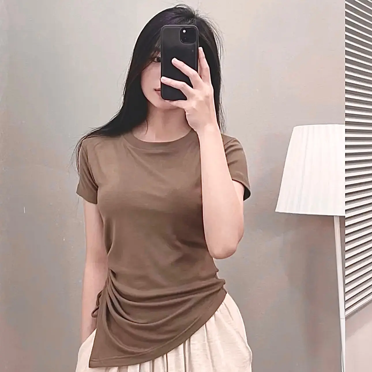 Áo thun nữ rút dây - mã HERA Top Women Cổ Tròn | BigBuy360 - bigbuy360.vn Áo thun nữ rút dây - mã HERA Top Women Cổ Tròn | BigBuy360 - bigbuy360.vn