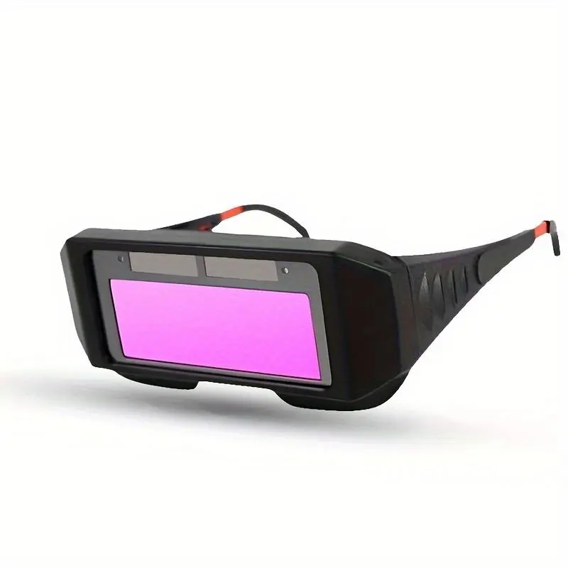 Auto-dimming Welding Glasses, Welding Protective Glasses, Lightweight Welding Glasses with LCD Screen, Solar Energy Eyes Glasses 0