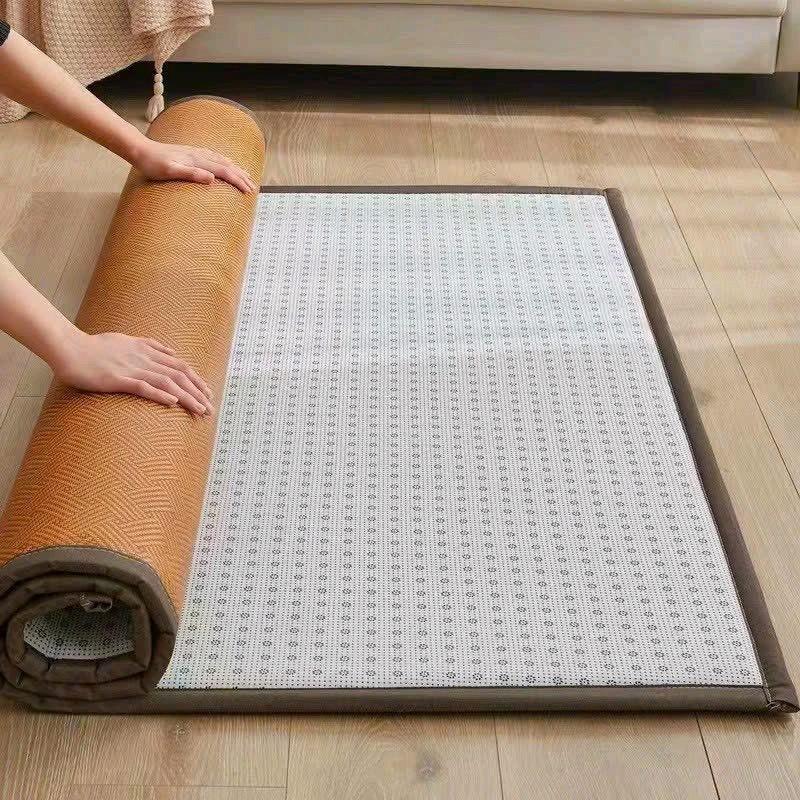 Nệm Chiếu Mây Điều Hòa dạng thảm chống trượt, topper, nệm đa năng trải sàn, lót nệm, êm