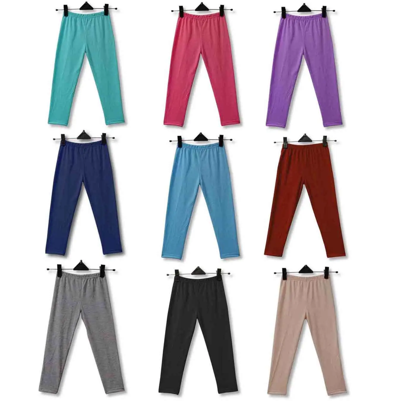 Celana Legging Anak Perempuan Usia 1-14 Tahun Motif POLOS