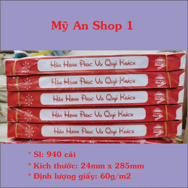 Bao đũa giấy (940 cái) Dùng một lần