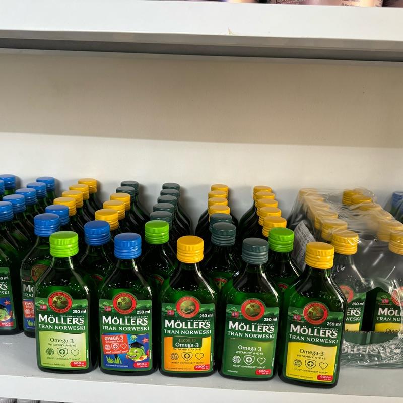 Dầu gan cá tuyết Moller's Tran [Nội Địa] chai 250ml bổ sung Omega 3