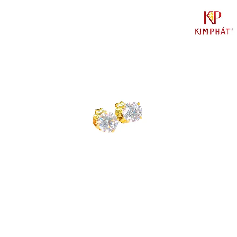 Phụ Kiện Bông Tai Đẩy 1 Hột V.610 Kim Phát 3