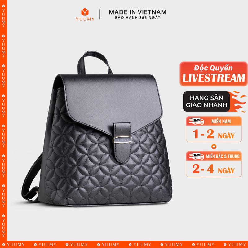 (Độc Quyền Livestream) Balo Yuumy (Thời trang nữ đi chơi cỡ trung - Balo da Seasand YBA80)