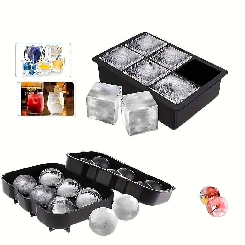 Product Introduction of Silicone Ice Cube Mold, 1 Count Reusable Ice Cube Tray, Household Ice Making Mold for Home Kitchen Bar, Kitchen Utensils 2