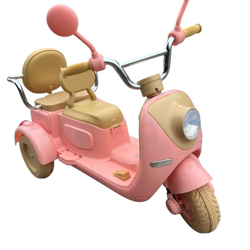 Xe máy điện đôi 2 ghế ngồi dành cho bé từ 1-5 tuổi mã Dh-318 có bình điện và sạc Đồ Chơi